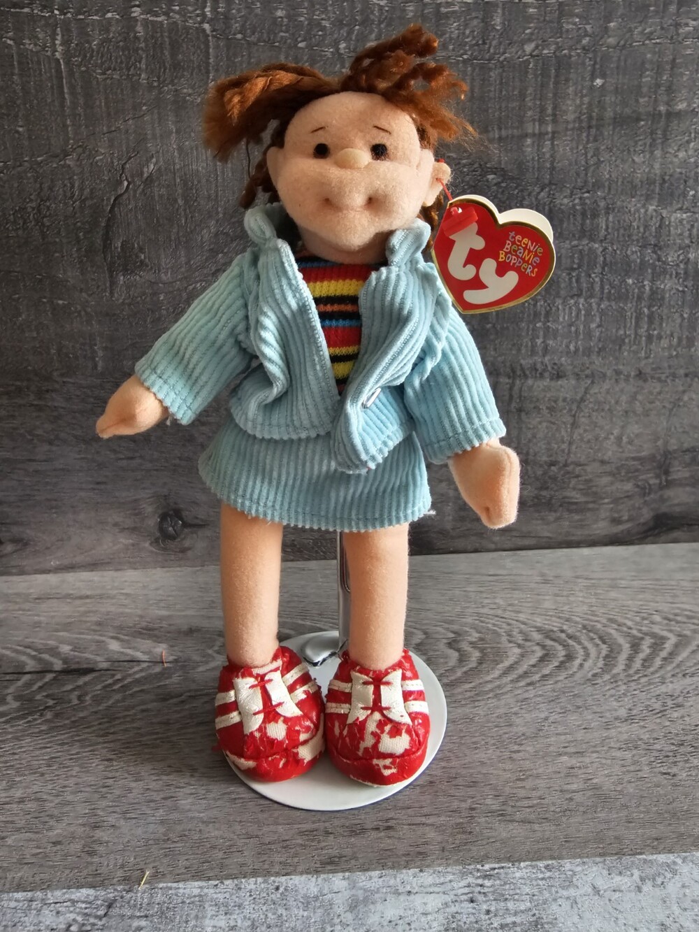 TY Teenie Beanie Boppers 2001 Pretty Penelope 8" Plush Doll Stuffed Toy #1
